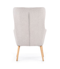 COTTO fotel wypoczynkowy jasny popiel