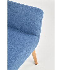 COTTO fotel wypoczynkowy niebieski