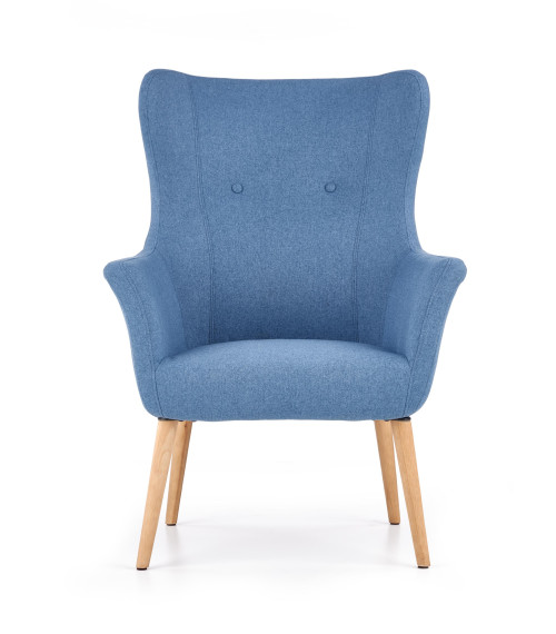 COTTO fotel wypoczynkowy niebieski