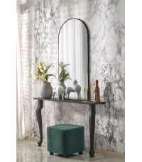 CURIO lustro ścienne, czarny (1p1szt)