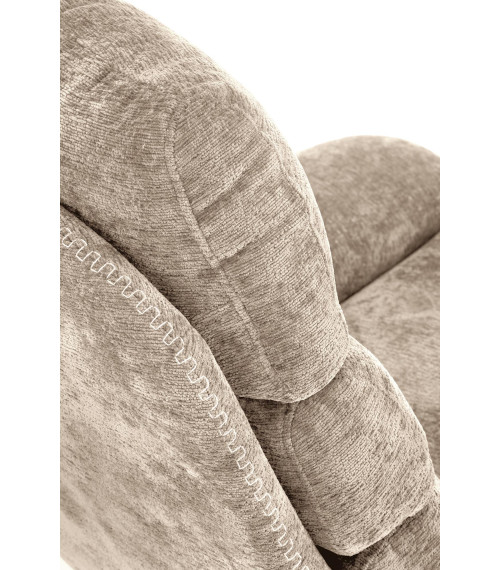 DARIO fotel wypoczynkowy z podnóżkiem oraz z funkcją kołyski, beżowy (1p1szt)