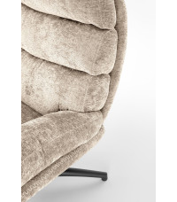 DARIO fotel wypoczynkowy z podnóżkiem oraz z funkcją kołyski, beżowy (1p1szt)