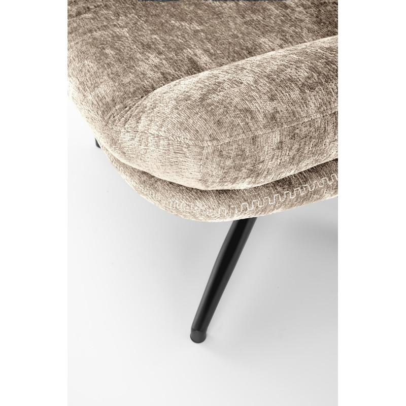 DARIO fotel wypoczynkowy z podnóżkiem oraz z funkcją kołyski, beżowy (1p1szt)