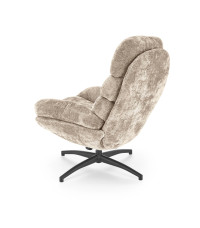 DARIO fotel wypoczynkowy z podnóżkiem oraz z funkcją kołyski, beżowy (1p1szt)