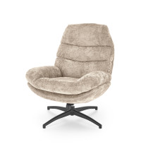 DARIO fotel wypoczynkowy z podnóżkiem oraz z funkcją kołyski, beżowy (1p1szt)