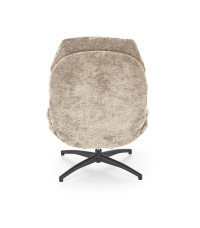 DARIO fotel wypoczynkowy z podnóżkiem oraz z funkcją kołyski, beżowy (1p1szt)