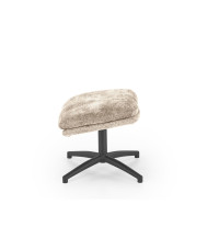 DARIO fotel wypoczynkowy z podnóżkiem oraz z funkcją kołyski, beżowy (1p1szt)