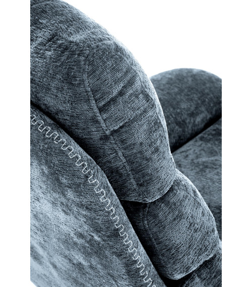 DARIO fotel wypoczynkowy z podnóżkiem oraz z funkcją kołyski, niebieski (1p1szt)