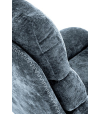 DARIO fotel wypoczynkowy z podnóżkiem oraz z funkcją kołyski, niebieski (1p1szt)