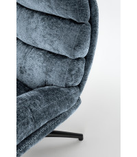 DARIO fotel wypoczynkowy z podnóżkiem oraz z funkcją kołyski, niebieski (1p1szt)