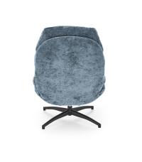 DARIO fotel wypoczynkowy z podnóżkiem oraz z funkcją kołyski, niebieski (1p1szt)