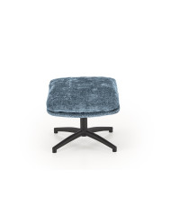 DARIO fotel wypoczynkowy z podnóżkiem oraz z funkcją kołyski, niebieski (1p1szt)