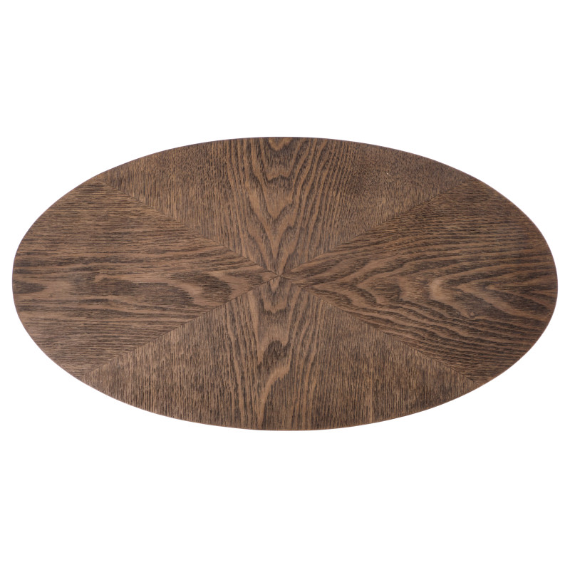 DELPHI ława orzechowy/czarny (1p1szt)