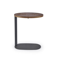 DELPHI ława orzechowy/czarny (1p1szt)