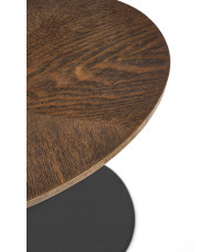 DELPHI ława orzechowy/czarny (1p1szt)