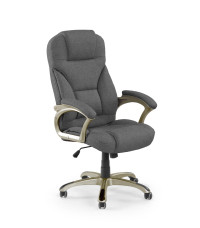 DESMOND 2 fotel gabinetowy ciemny popielaty