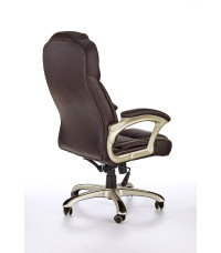 DESMOND fotel gabinetowy ciemny brąz