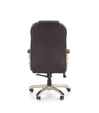 DESMOND fotel gabinetowy ciemny brąz