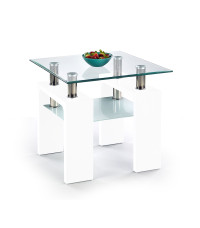 DIANA H KWADRAT ława biała lakierowana (2p1szt)