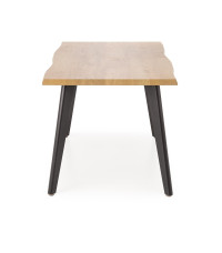 DICKSON 2 stół rozkładany 150-210/90 cm, blat - naturalny, nogi - czarny (2p1szt)