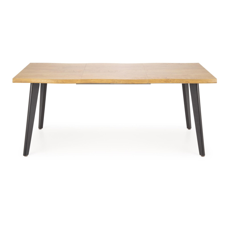 DICKSON 2 stół rozkładany 150-210/90 cm, blat - naturalny, nogi - czarny (2p1szt)
