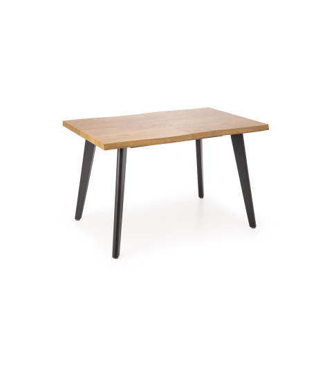 DICKSON 2 stół rozkładany 150-210/90 cm, blat - naturalny, nogi - czarny (2p1szt)