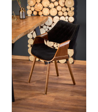 DICKSON stół rozkładany 150-210/90 cm, blat - naturalny, nogi - czarny (2p1szt)