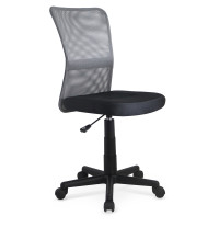 DINGO fotel młodzieżowy popiel-czarny