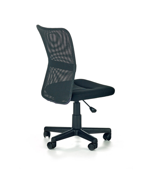 DINGO fotel młodzieżowy popiel-czarny