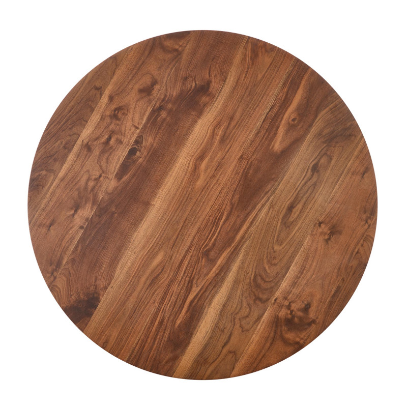 DOMENICO stół blat - orzech, nogi - orzech / złoty (2p1szt)