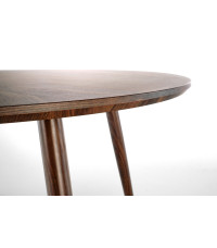 DOMENICO stół blat - orzech, nogi - orzech / złoty (2p1szt)