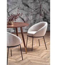 DOMENICO stół blat - orzech, nogi - orzech / złoty (2p1szt)