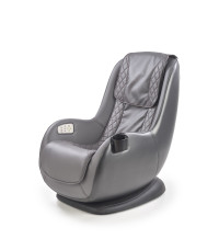 DOPIO fotel wypoczynkowy z funkcją masażu popielaty