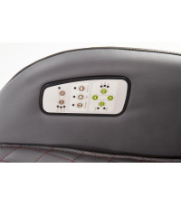 DOPIO fotel wypoczynkowy z funkcją masażu popielaty