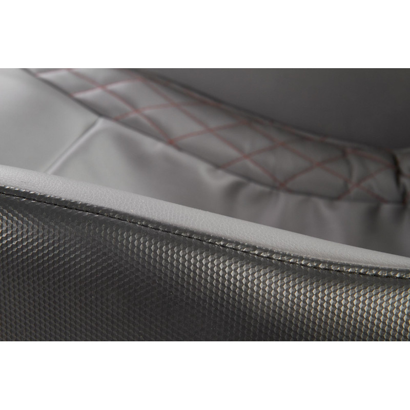 DOPIO fotel wypoczynkowy z funkcją masażu popielaty