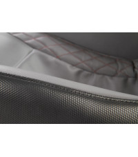 DOPIO fotel wypoczynkowy z funkcją masażu popielaty