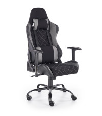 DRAKE fotel gabinetowy czarny / popielaty