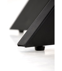 EDGAR stół, blat - orzechowy, nogi - czarny (2p1szt)