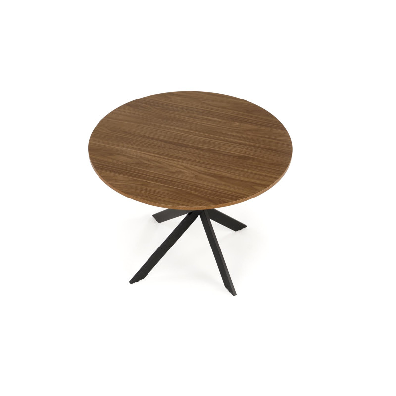 EDGAR stół, blat - orzechowy, nogi - czarny (2p1szt)