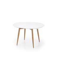 EDWARD stół rozkładany dąb miodowy / biały nogi: dąb miodowy (2p1szt)