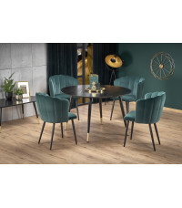 EMBOS stół czarny / złoty (2p1szt)