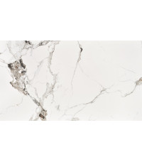 EMILIO 120 stół blat - biały marmur, nogi - czarny (2p1szt)