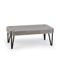 EMILY ława beton / czarny (1p1szt)