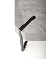 EMILY ława beton / czarny (1p1szt)