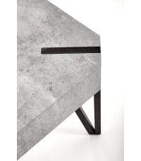 EMILY ława beton / czarny (1p1szt)