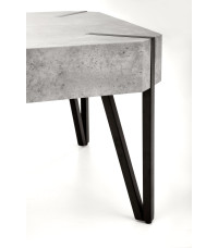 EMILY ława beton / czarny (1p1szt)
