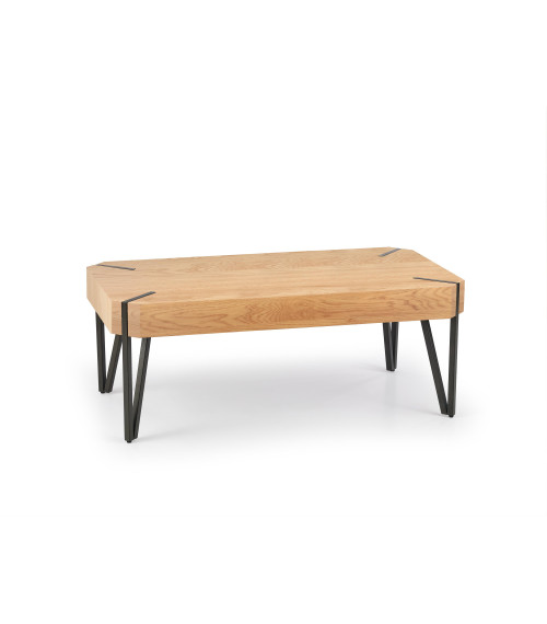 EMILY ława dąb złoty / czarny (1p1szt)