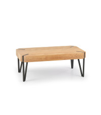 EMILY ława dąb złoty / czarny (1p1szt)