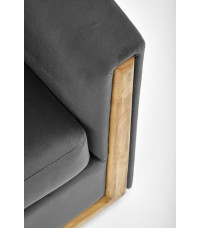 ENRICO fotel wypoczynkowy, popielaty (1p1szt)