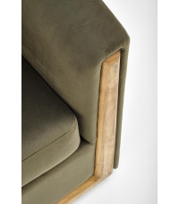 ENRICO fotel wypoczynkowy, zielony (1p1szt)